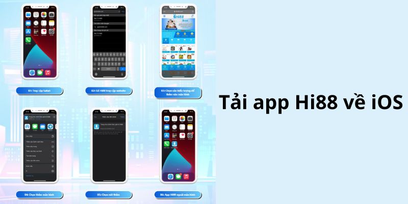 Tải ứng dụng Hi88 về trên máy dùng iOS